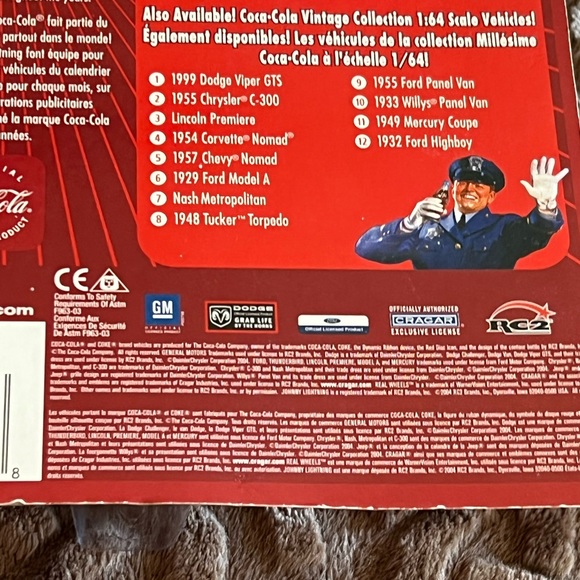 Coca Cola Johnny Lightning Calendar Cars, 2003 Cadillac Escalade, Coke - Picture 4 of 4